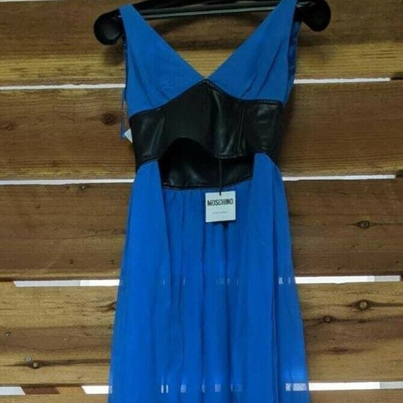 AW16 BLACK FAUX LEATHER TOP W/ BACK TAIL - Picture 10 of 11